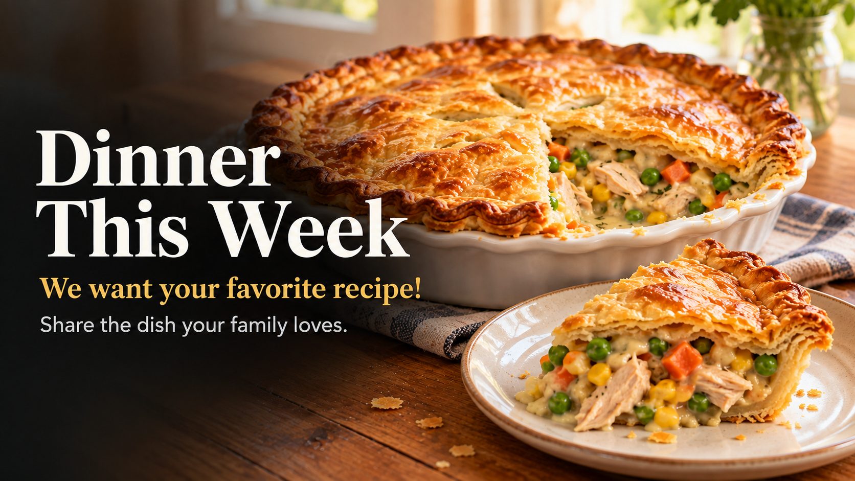 Dinner This Week — share your family's favorite recipe with Bryan Crossing neighbors.